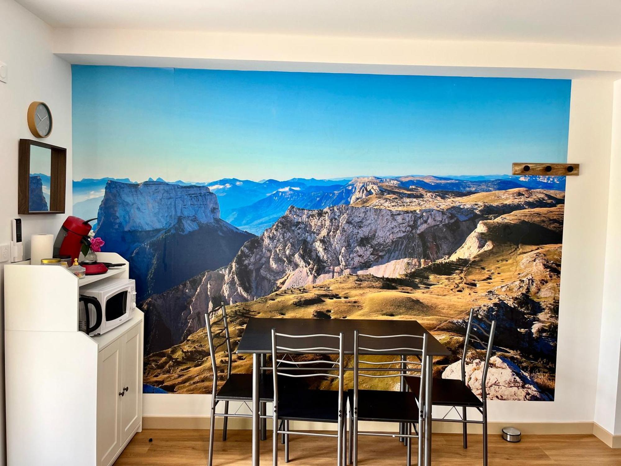 L'Escapade Dauphinoise, Gite 2 Chambres Avec Terrasse Et Clim Beaucroissant Bagian luar foto